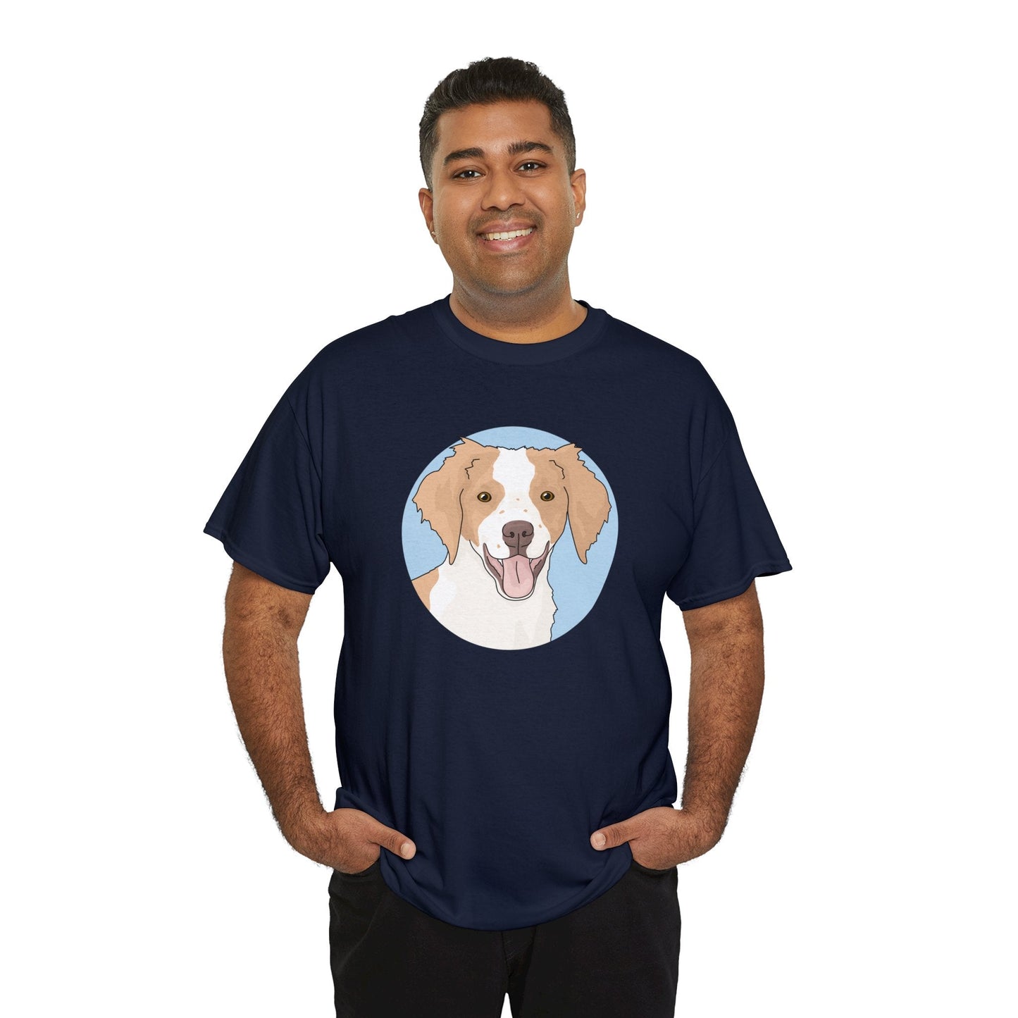 Brittany Spaniel | T-shirt - Detezi Designs-20615060256936041601