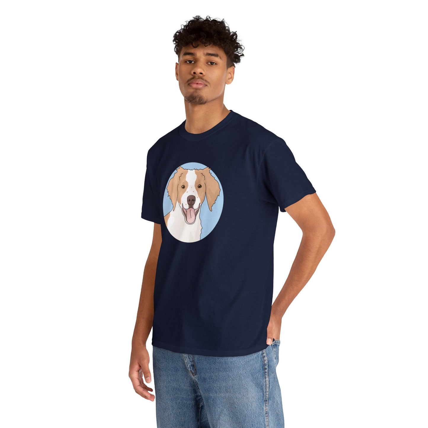 Brittany Spaniel | T-shirt - Detezi Designs-20615060256936041601