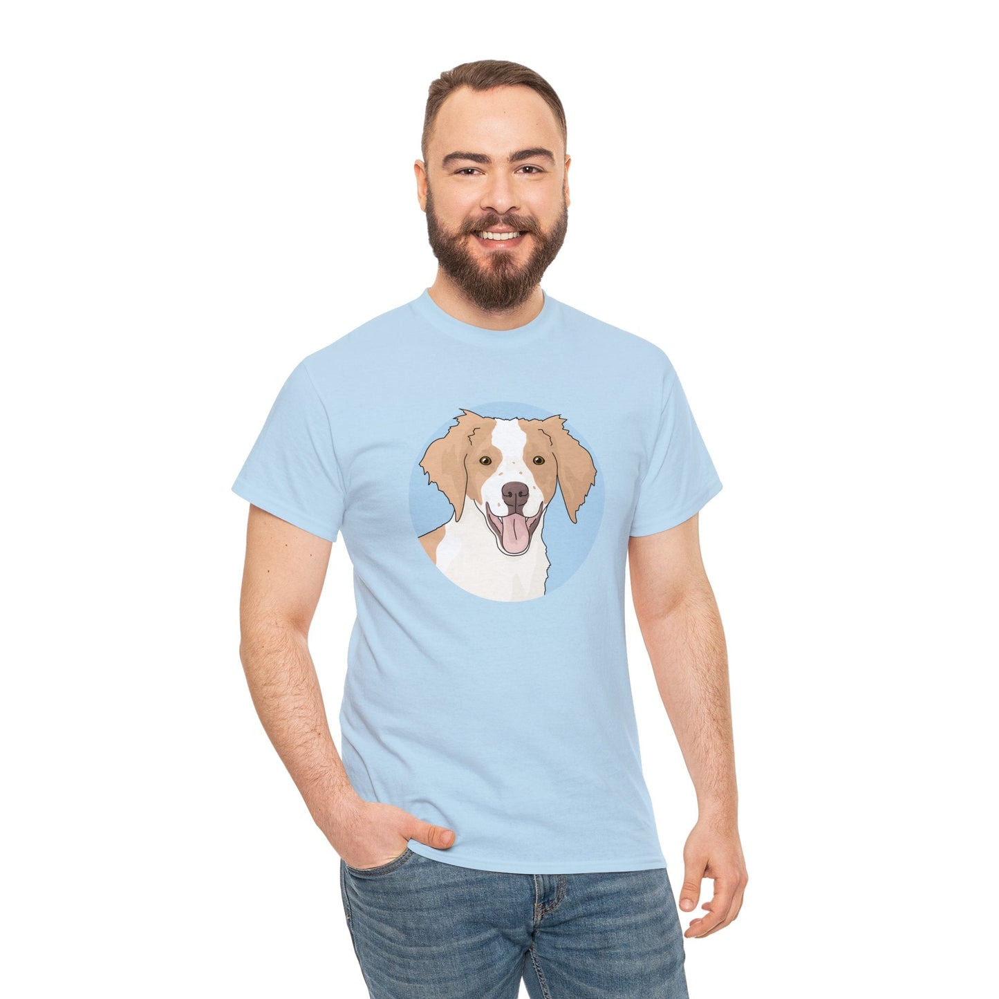 Brittany Spaniel | T-shirt - Detezi Designs-20615060256936041601