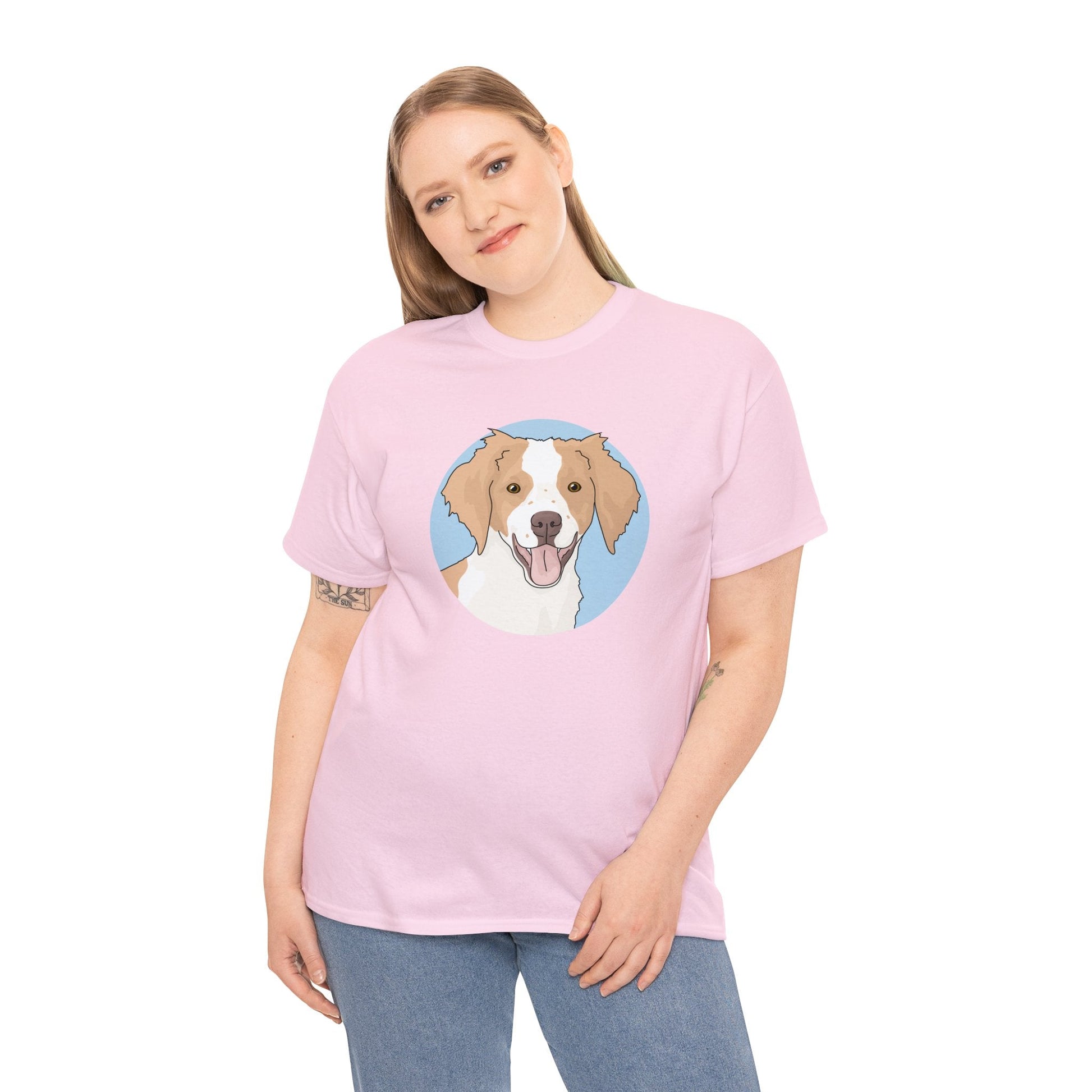 Brittany Spaniel | T-shirt - Detezi Designs-20615060256936041601