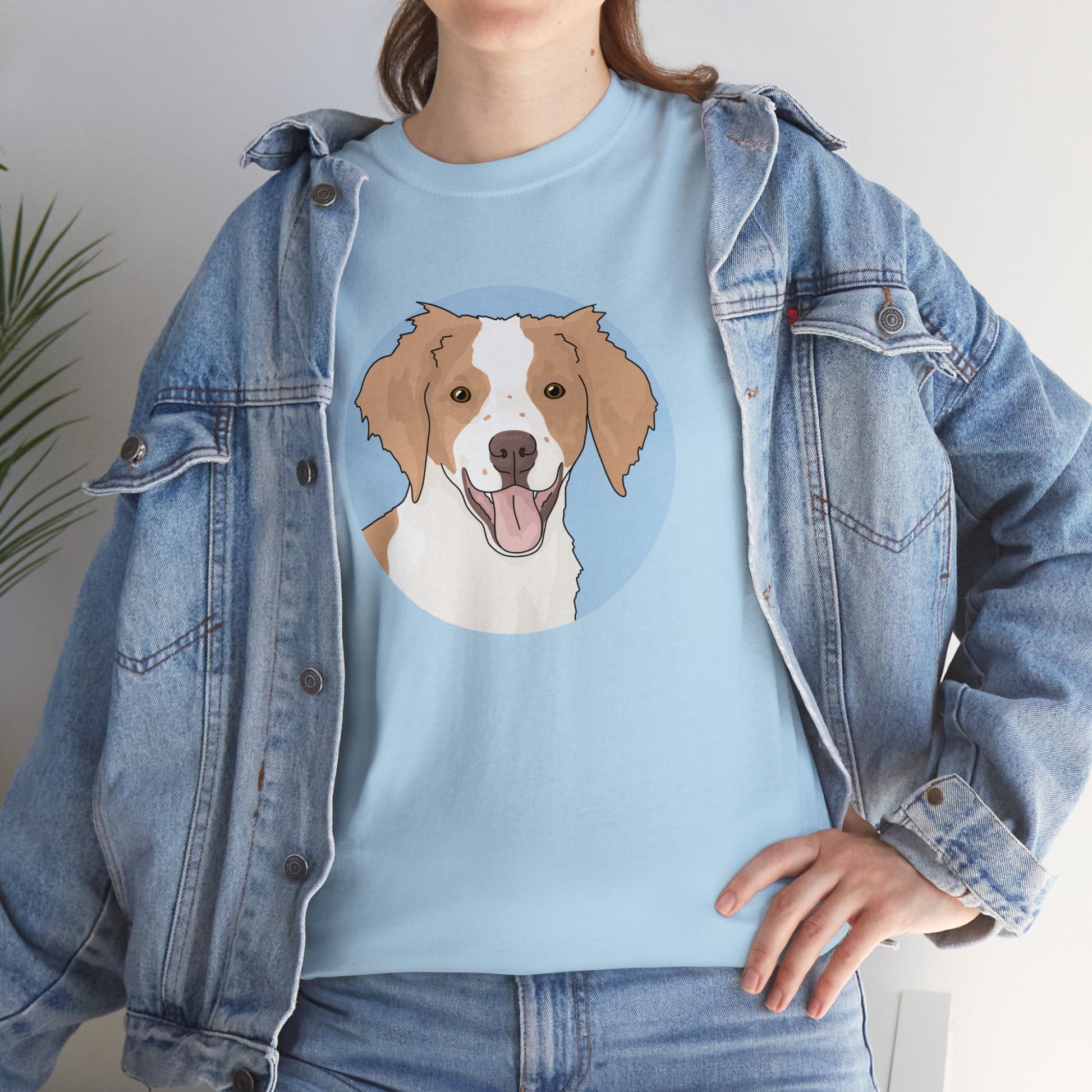 Brittany Spaniel | T-shirt - Detezi Designs-20615060256936041601