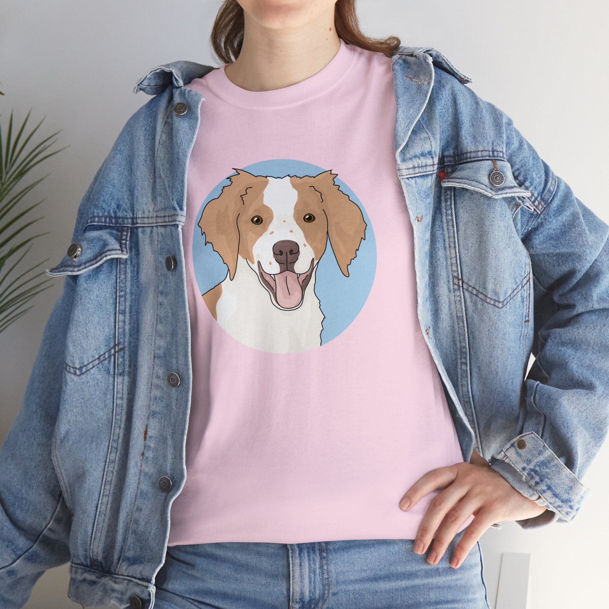 Brittany Spaniel | T-shirt - Detezi Designs-20615060256936041601