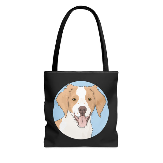 Brittany Spaniel | Tote Bag - Detezi Designs-19348891203481637465