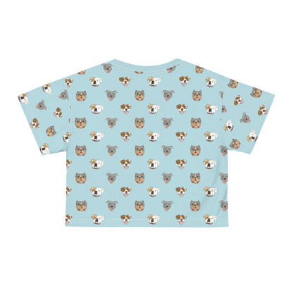 Bully Breed Faces | Crop Tee - Detezi Designs-GR001