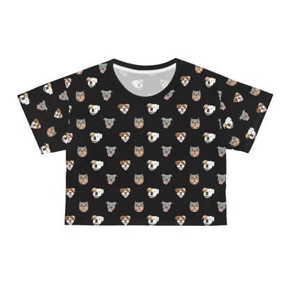 Bully Breed Faces | Crop Tee - Detezi Designs-GR001