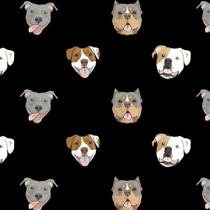 Bully Breed Faces | Crop Tee - Detezi Designs-GR001