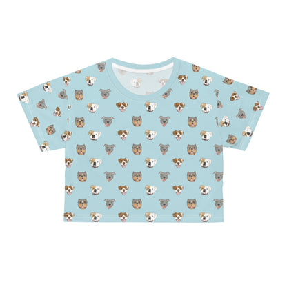 Bully Breed Faces | Crop Tee - Detezi Designs-GR001