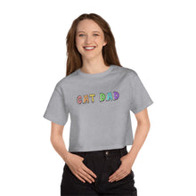 Load image into Gallery viewer, Cat Dad | Champion Cropped Tee - Detezi Designs-19526979088896087469
