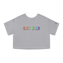 Load image into Gallery viewer, Cat Dad | Champion Cropped Tee - Detezi Designs-33659125753504359966
