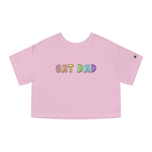 Load image into Gallery viewer, Cat Dad | Champion Cropped Tee - Detezi Designs-62868280042471977552
