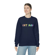Load image into Gallery viewer, Cat Dad | Crewneck Sweatshirt - Detezi Designs-17538424318414793952

