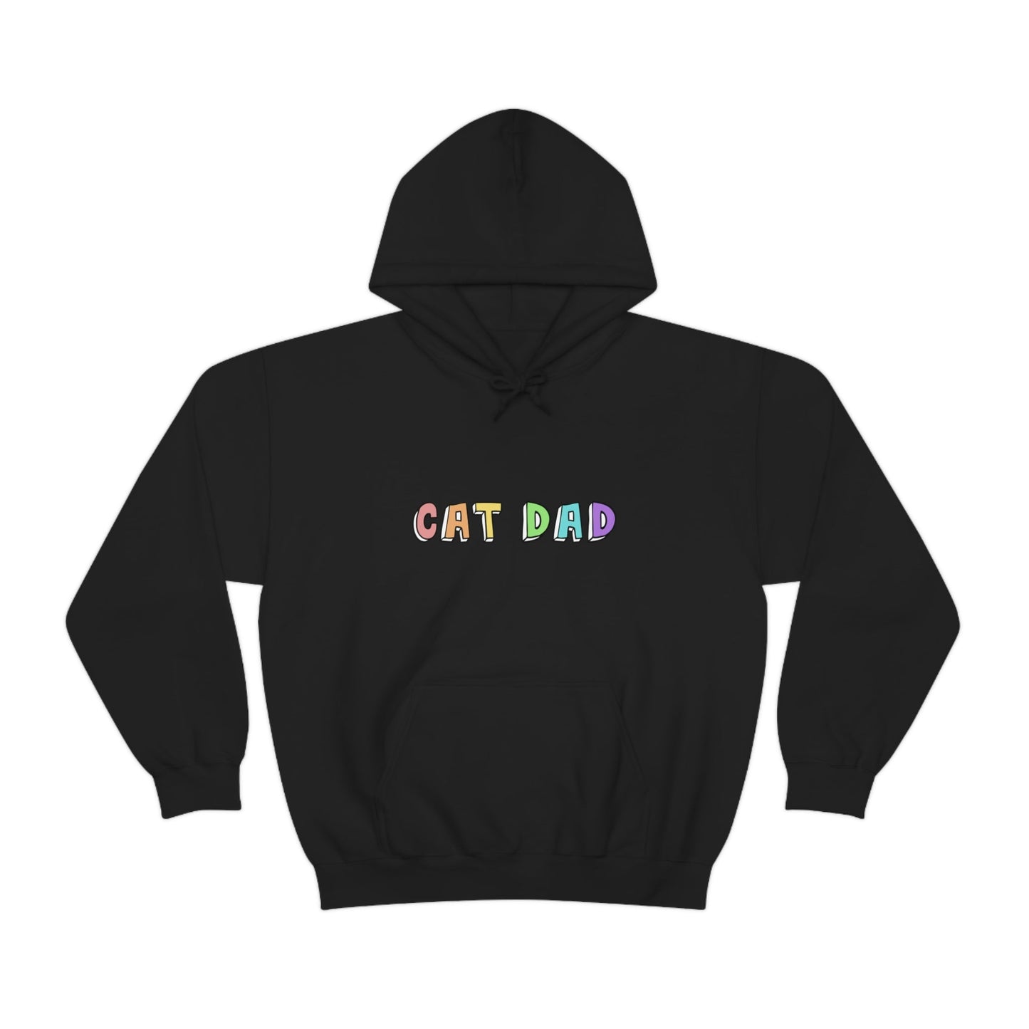 Cat Dad | Hooded Sweatshirt - Detezi Designs-21932531301523335081