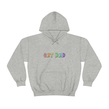 Cat Dad | Hooded Sweatshirt - Detezi Designs-58287275513709473350