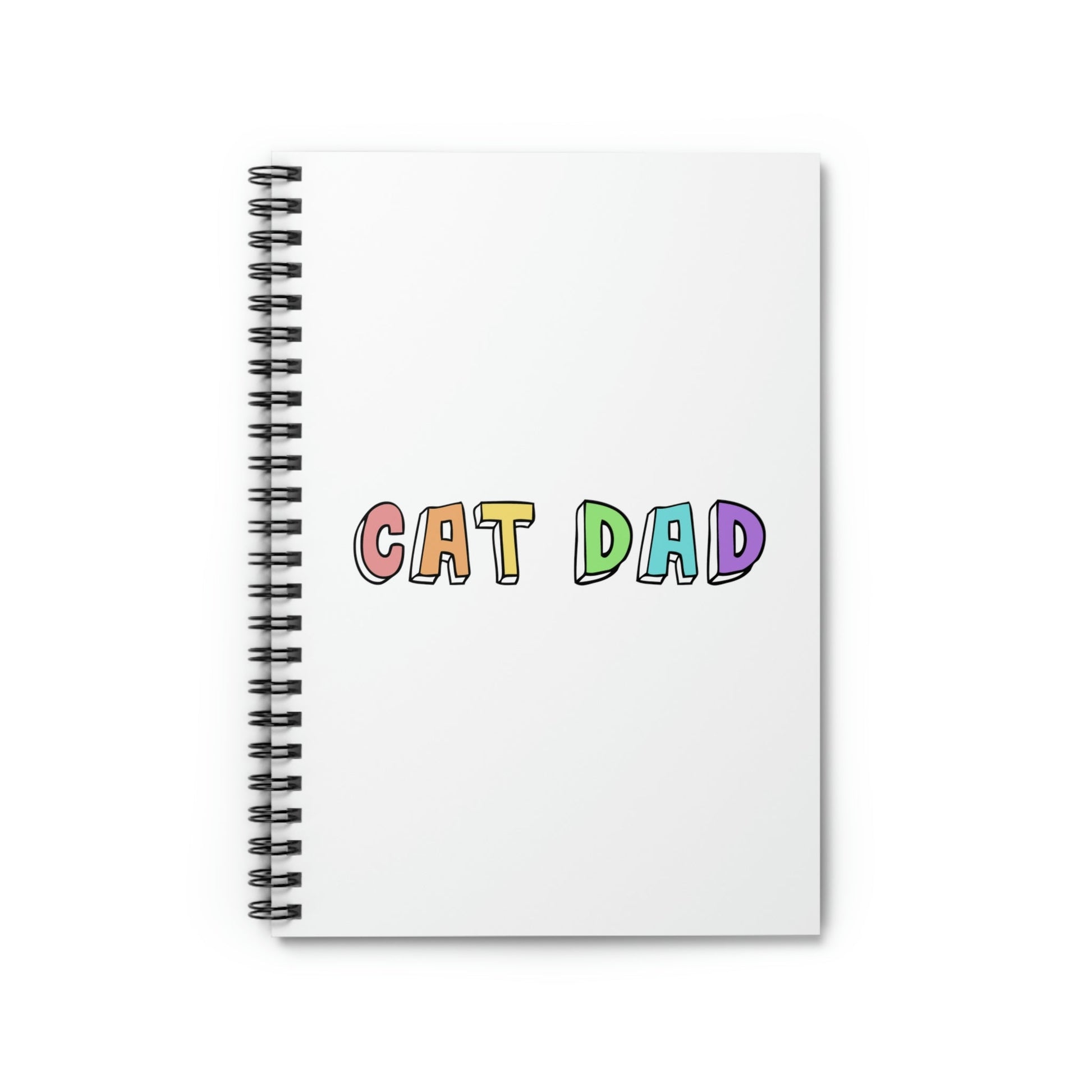 Cat Dad | Notebook - Detezi Designs-27808312088833744184