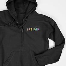 Load image into Gallery viewer, Cat Dad | Zip-up Sweatshirt - Detezi Designs-18666581360439810407

