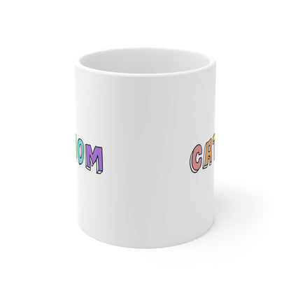 Cat Mom | 11oz Mug - Detezi Designs-12488396791966032138