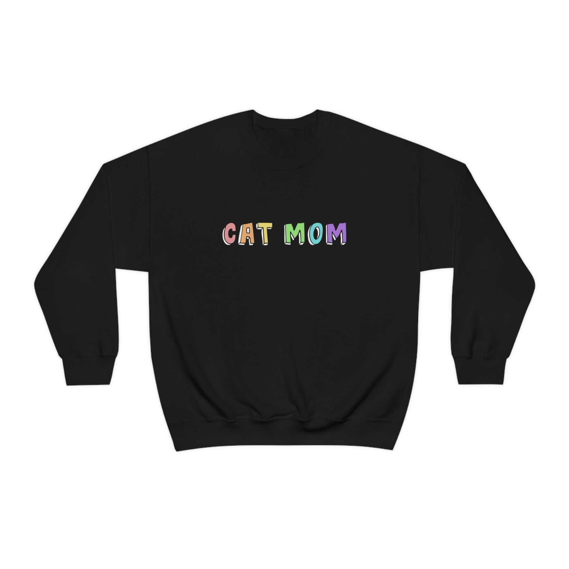 Cat Mom | Crewneck Sweatshirt - Detezi Designs-26829333666262310509