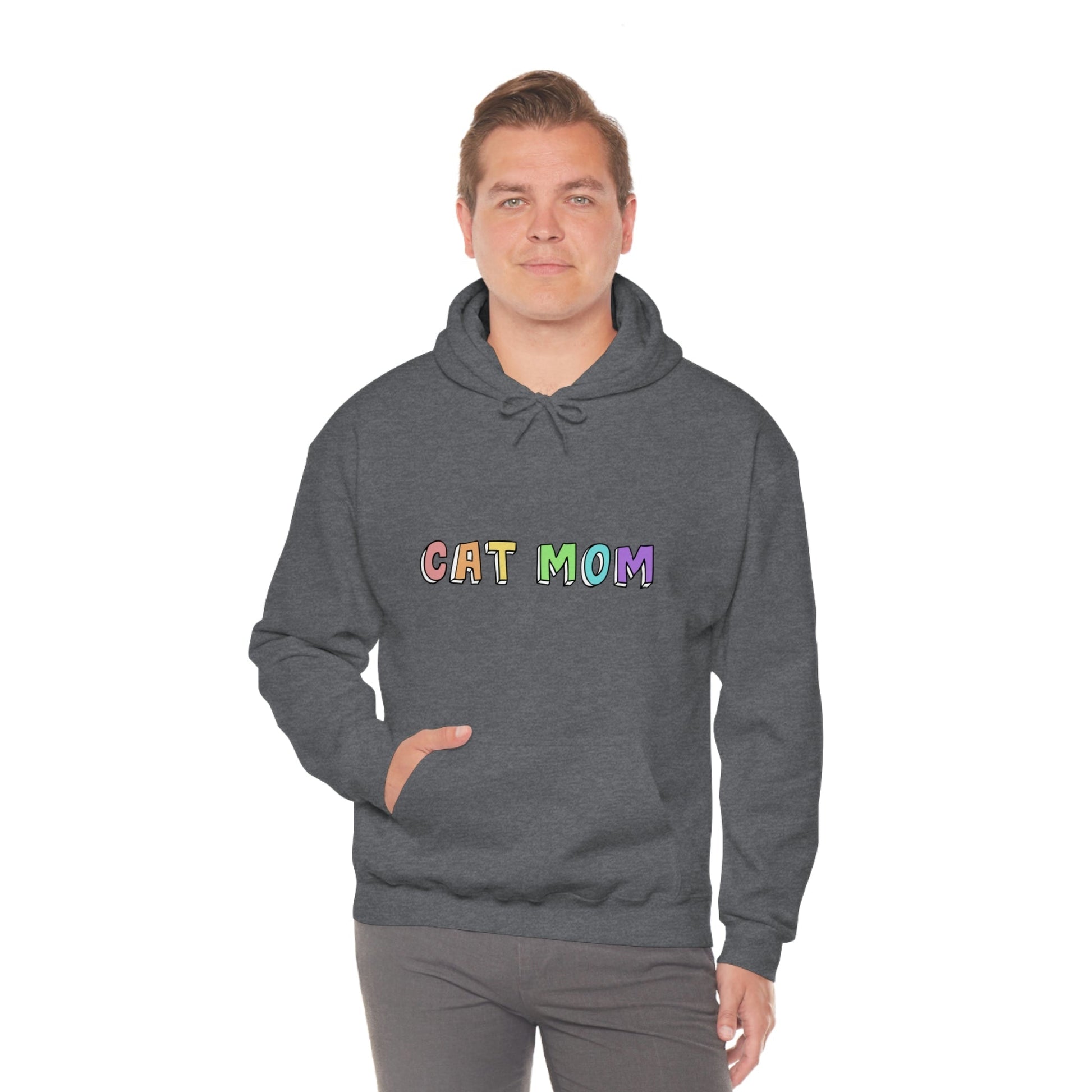Cat Mom | Hooded Sweatshirt - Detezi Designs-20696154520632893110
