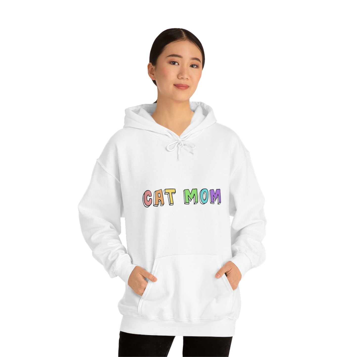 Cat Mom | Hooded Sweatshirt - Detezi Designs-26897209120183485281