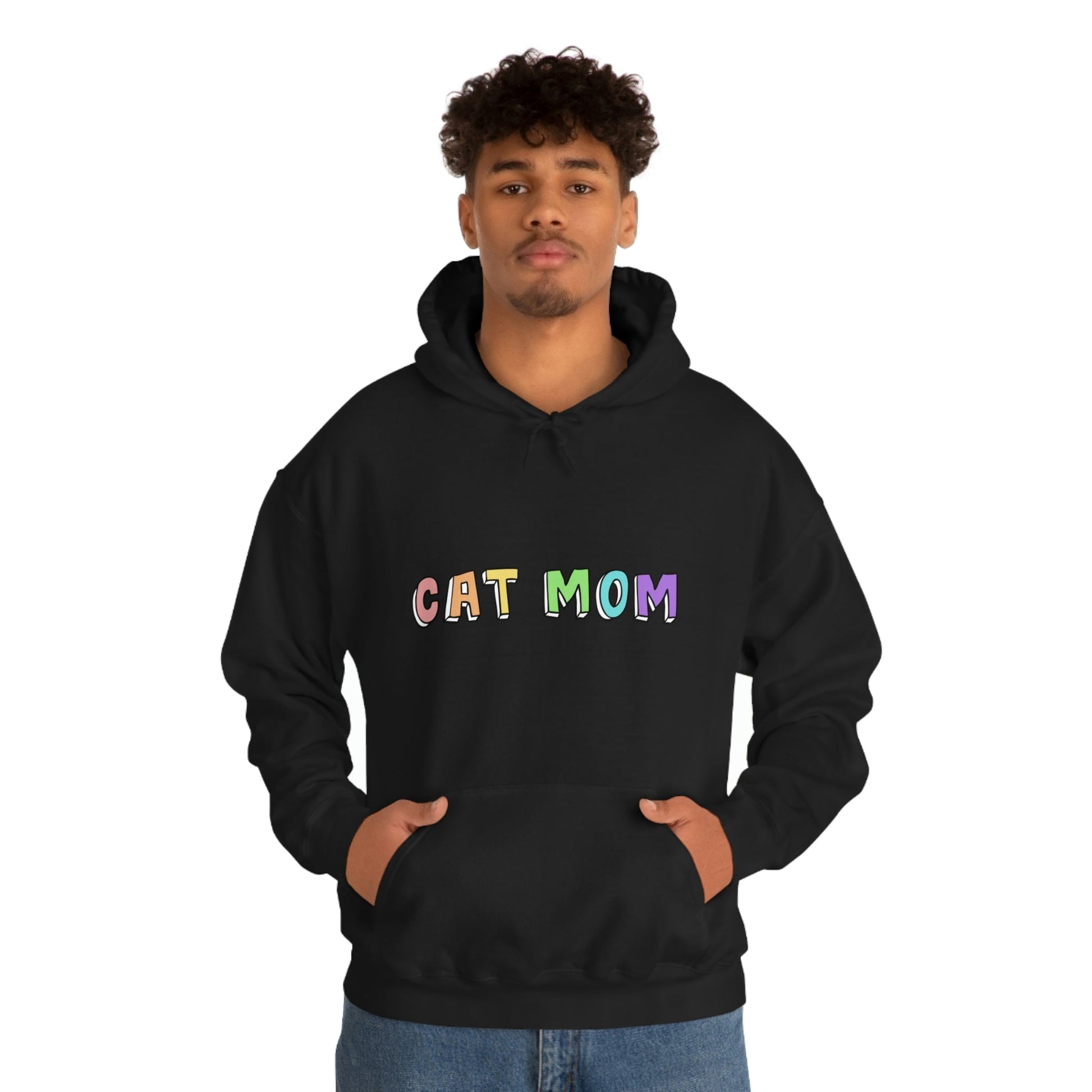 Cat Mom | Hooded Sweatshirt - Detezi Designs-56689844305905018753