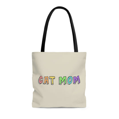 Cat Mom | Tote Bag - Detezi Designs-93163391625904461174