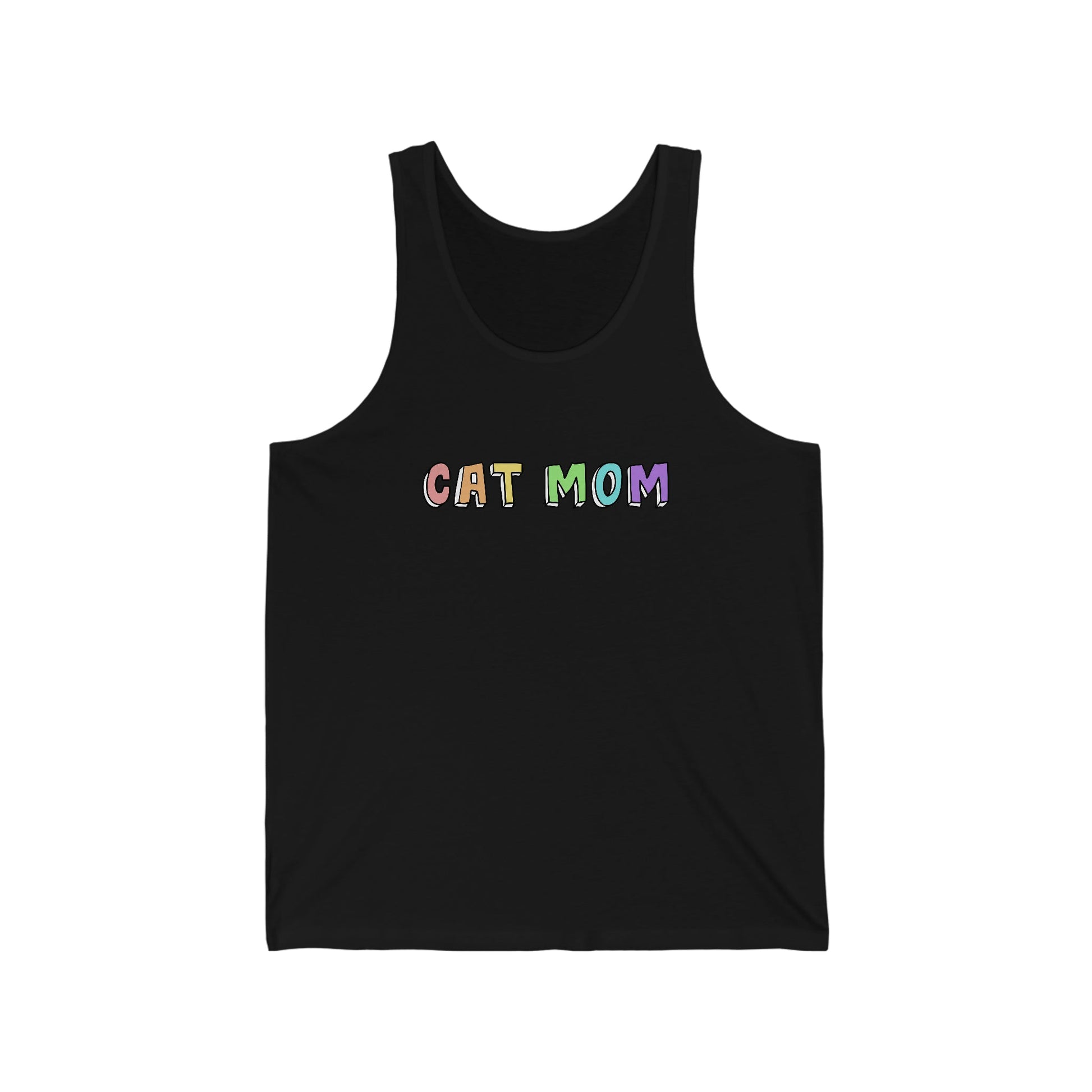 Cat Mom | Unisex Jersey Tank - Detezi Designs-24478335480884352978