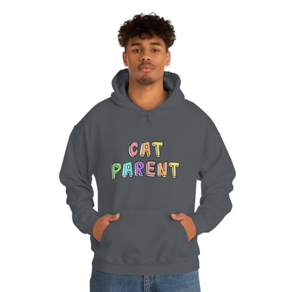 Cat Parent | Hooded Sweatshirt - Detezi Designs-47679122771466686565
