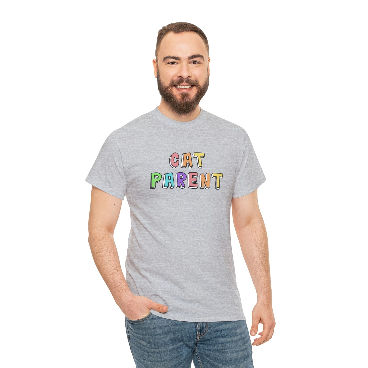 Cat Parent | Text Tees - Detezi Designs-29579545955333779011