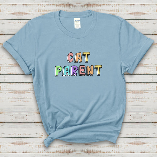 Cat Parent | Text Tees - Detezi Designs-87359174673301234557
