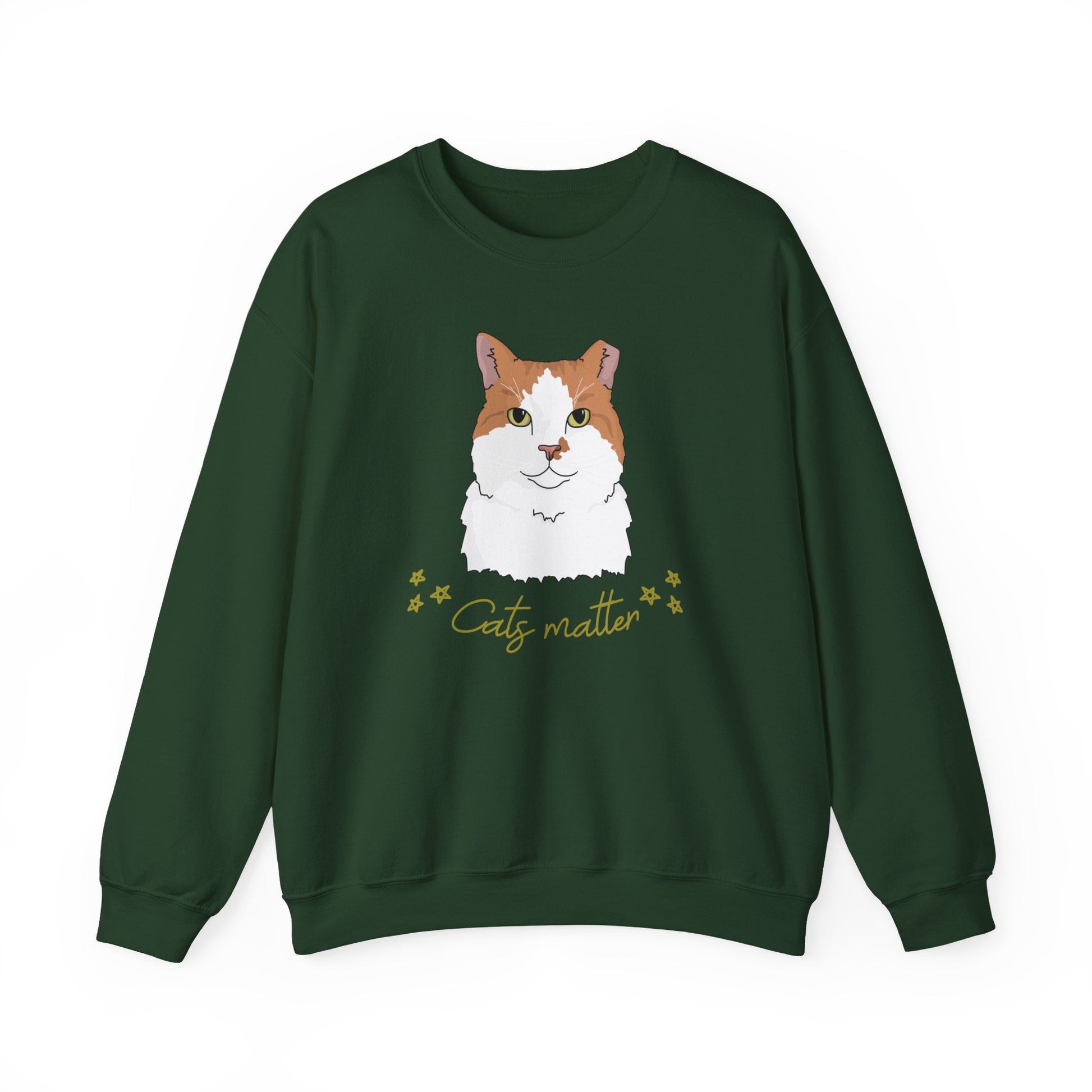 Cats Matter | Crewneck Sweatshirt - Detezi Designs-18148926874860596150