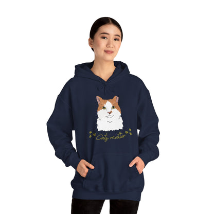 Cats Matter | Hooded Sweatshirt - Detezi Designs-22350845938865635260