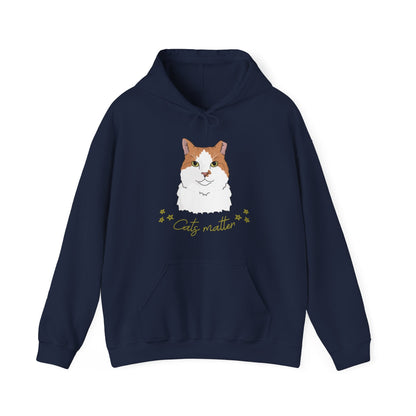 Cats Matter | Hooded Sweatshirt - Detezi Designs-26452774723942894441