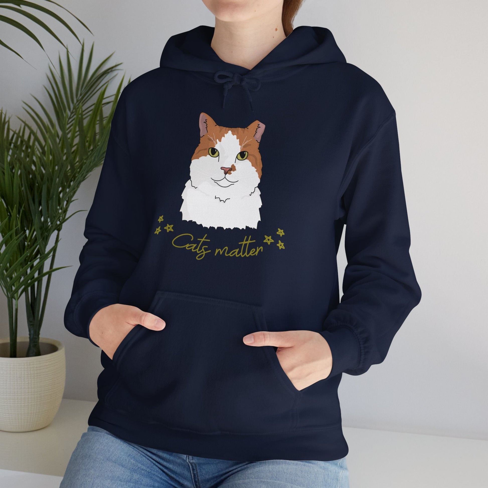 Cats Matter | Hooded Sweatshirt - Detezi Designs-26452774723942894441