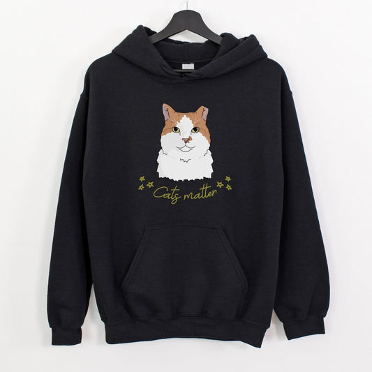 Cats Matter | Hooded Sweatshirt - Detezi Designs-26452774723942894441