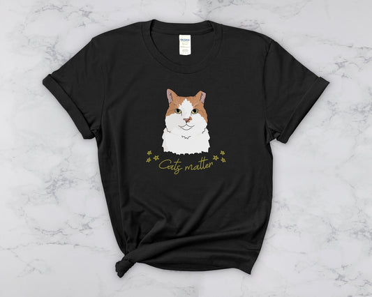 Cats Matter | T-shirt - Detezi Designs-89916196167956278438