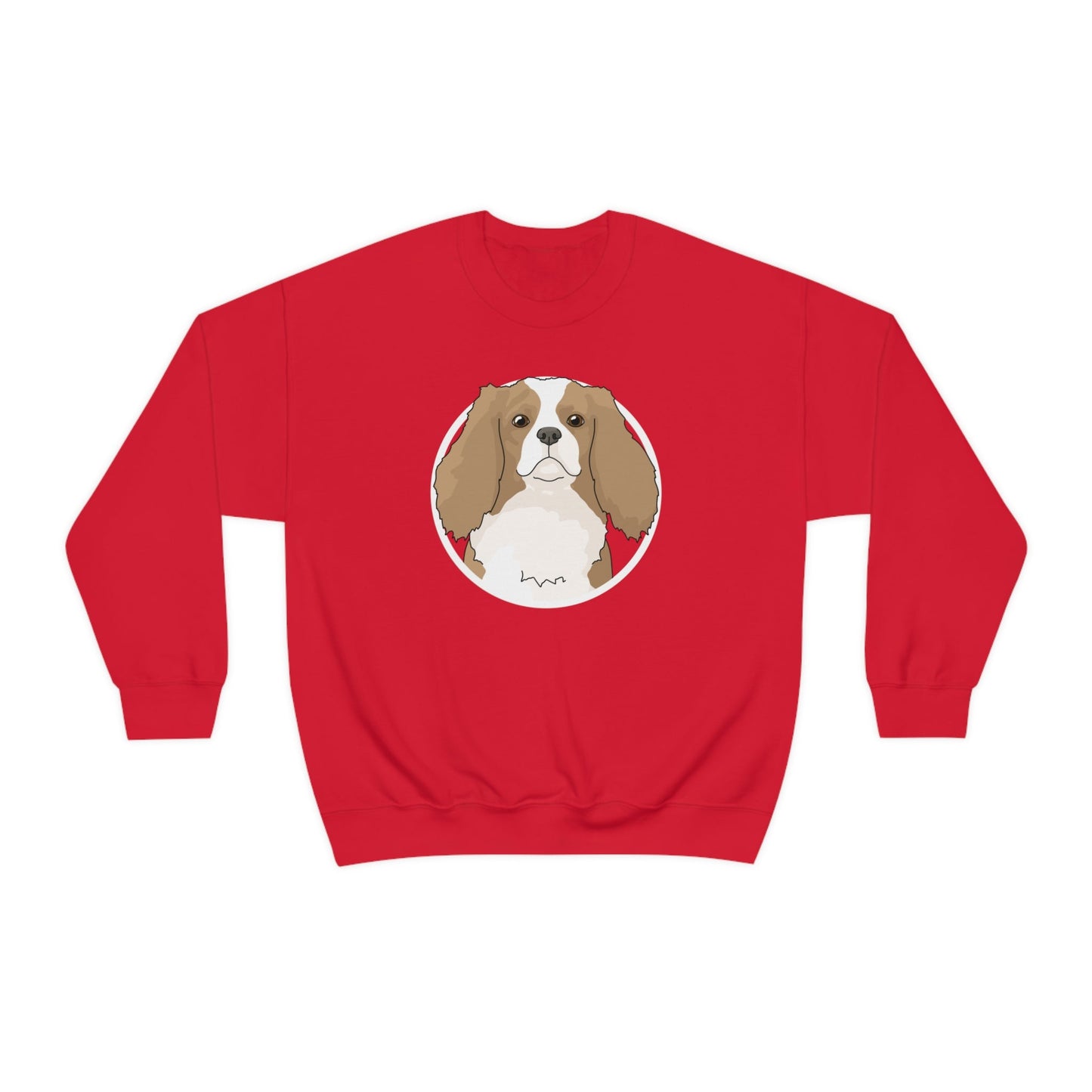 Cavalier King Charles Spaniel Circle | Crewneck Sweatshirt - Detezi Designs-19854504718625997737