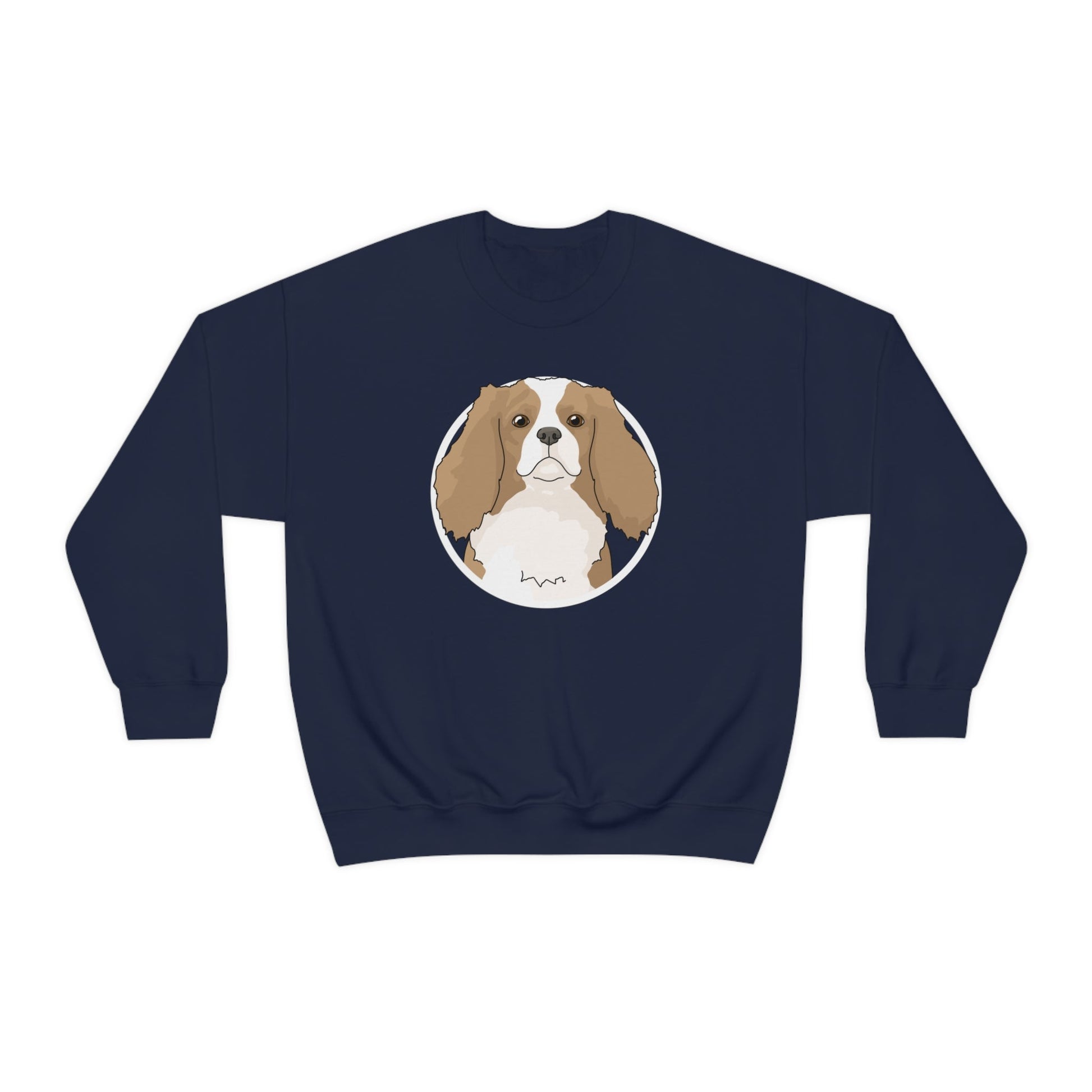 Cavalier King Charles Spaniel Circle | Crewneck Sweatshirt - Detezi Designs-20138217574520879089