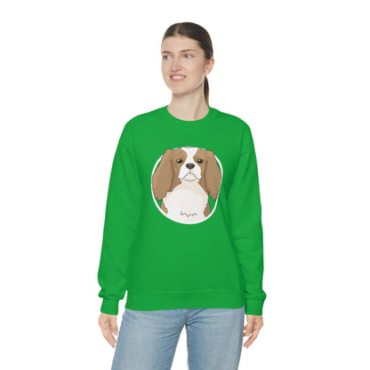 Cavalier King Charles Spaniel Circle | Crewneck Sweatshirt - Detezi Designs-25275810786469696638