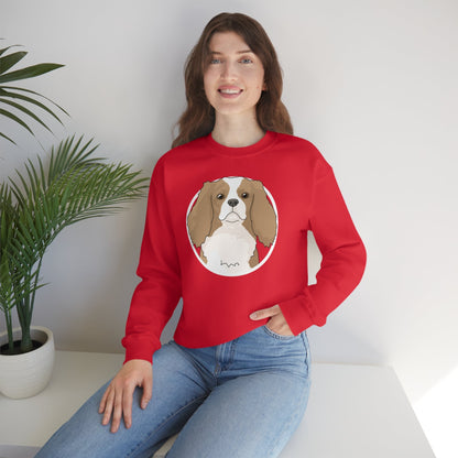 Cavalier King Charles Spaniel Circle | Crewneck Sweatshirt - Detezi Designs-25275810786469696638