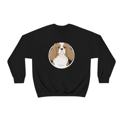 Cavalier King Charles Spaniel Circle | Crewneck Sweatshirt - Detezi Designs-33619969657804737765