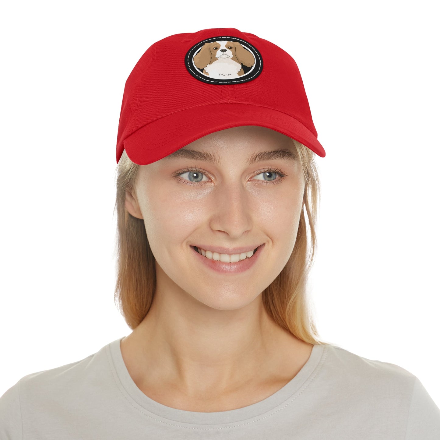 Cavalier King Charles Spaniel Circle | Dad Hat - Detezi Designs-74565158888468599942