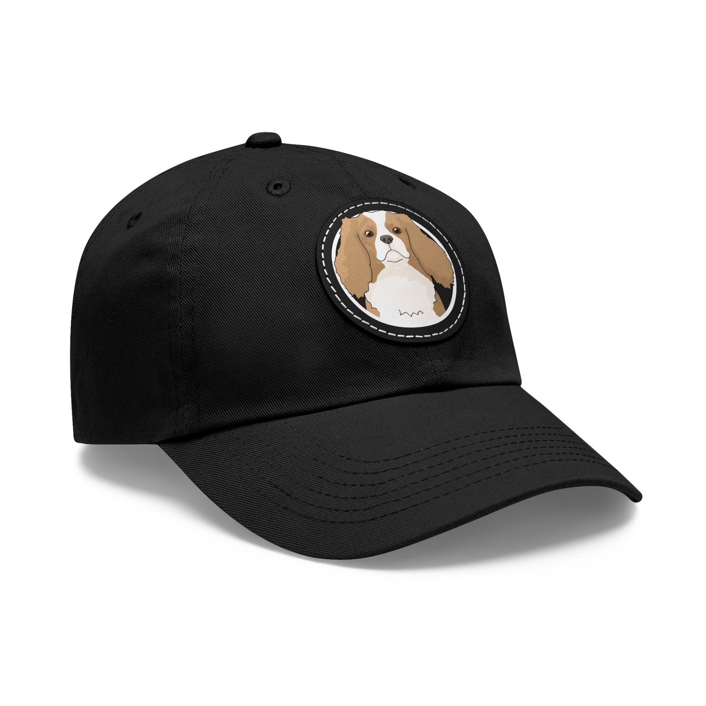 Cavalier King Charles Spaniel Circle | Dad Hat - Detezi Designs-74565158888468599942