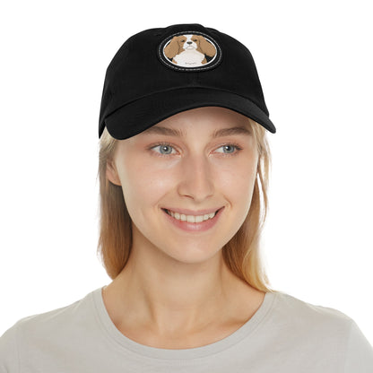 Cavalier King Charles Spaniel Circle | Dad Hat - Detezi Designs-74565158888468599942