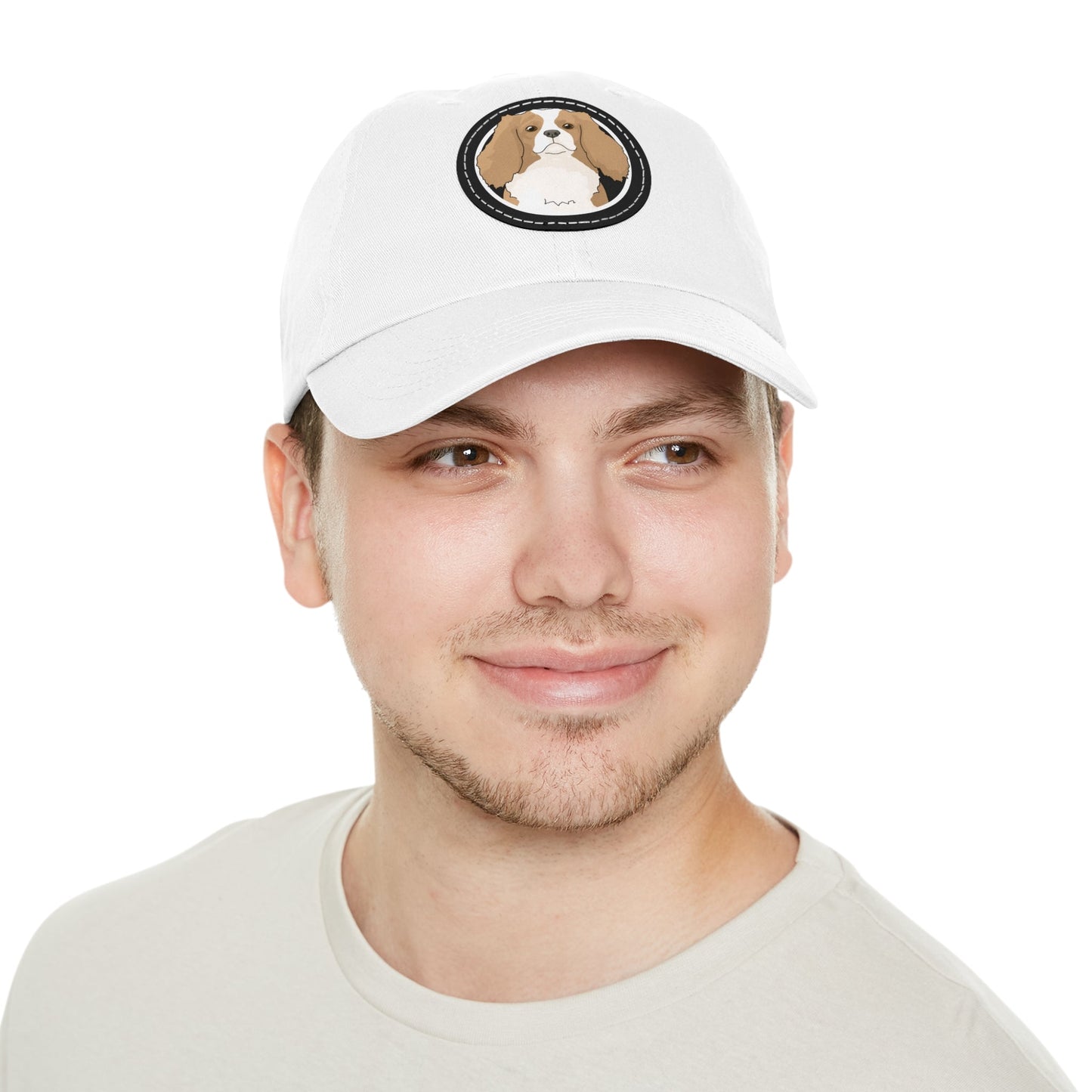 Cavalier King Charles Spaniel Circle | Dad Hat - Detezi Designs-74565158888468599942