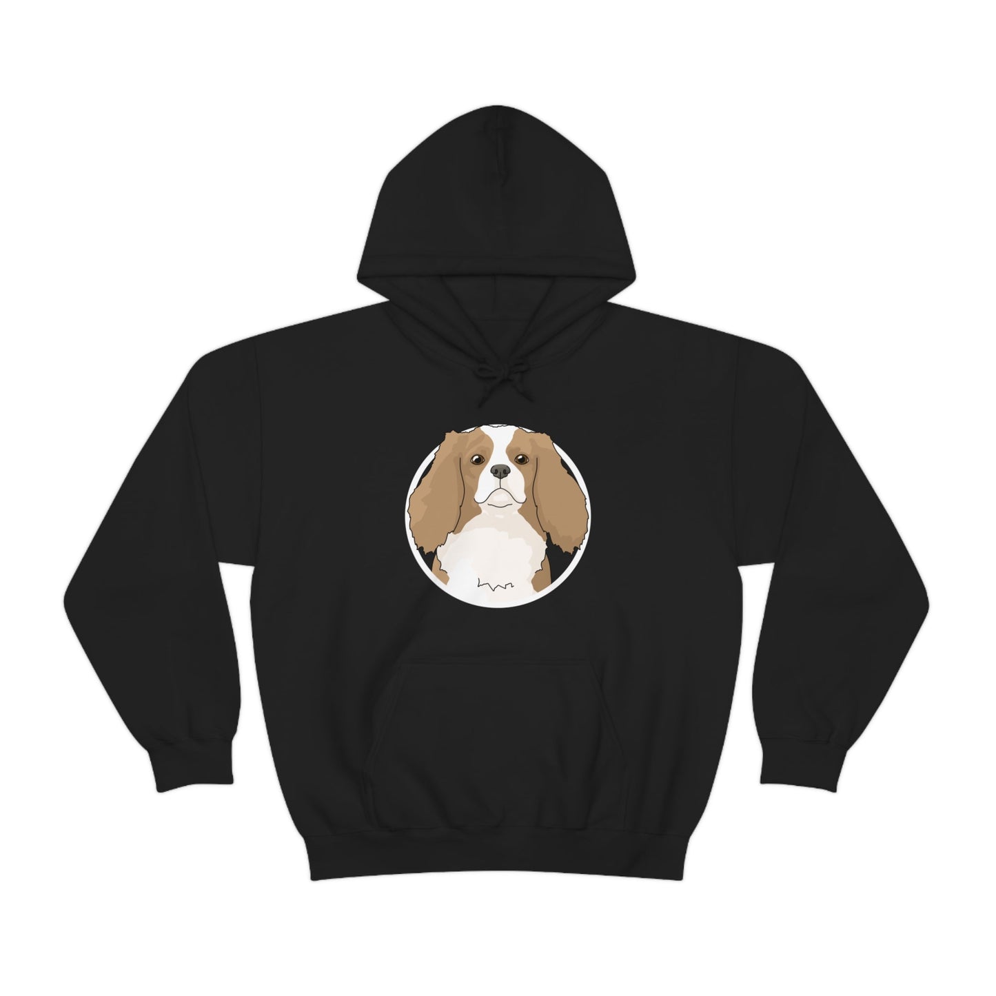 Cavalier King Charles Spaniel Circle | Hooded Sweatshirt - Detezi Designs-27848842071839384060