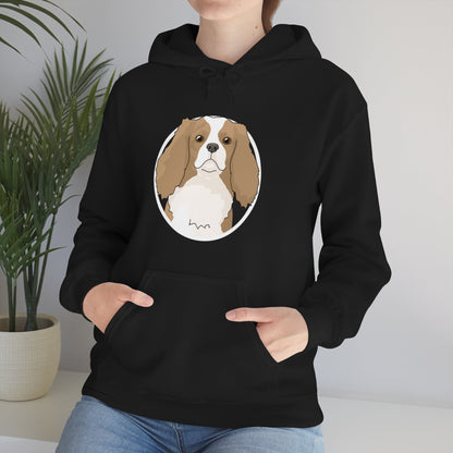 Cavalier King Charles Spaniel Circle | Hooded Sweatshirt - Detezi Designs-67108872580409593161