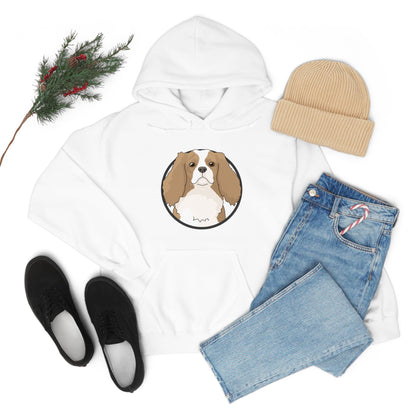 Cavalier King Charles Spaniel Circle | Hooded Sweatshirt - Detezi Designs-67108872580409593161