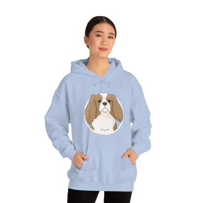 Cavalier King Charles Spaniel Circle | Hooded Sweatshirt - Detezi Designs-67108872580409593161