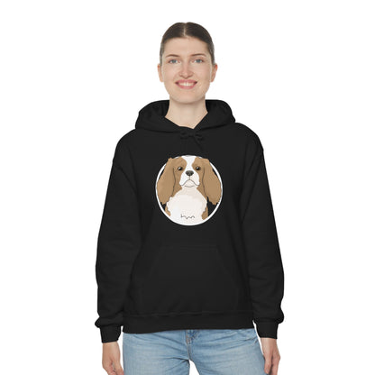 Cavalier King Charles Spaniel Circle | Hooded Sweatshirt - Detezi Designs-67108872580409593161