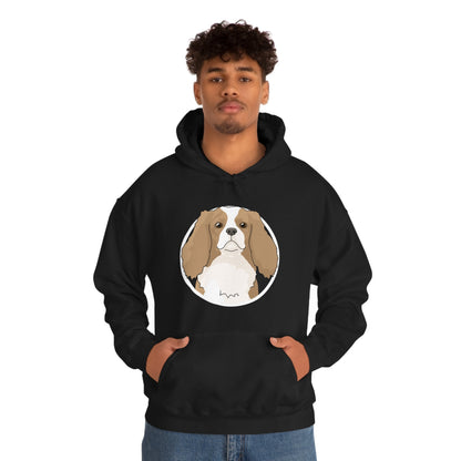 Cavalier King Charles Spaniel Circle | Hooded Sweatshirt - Detezi Designs-67108872580409593161